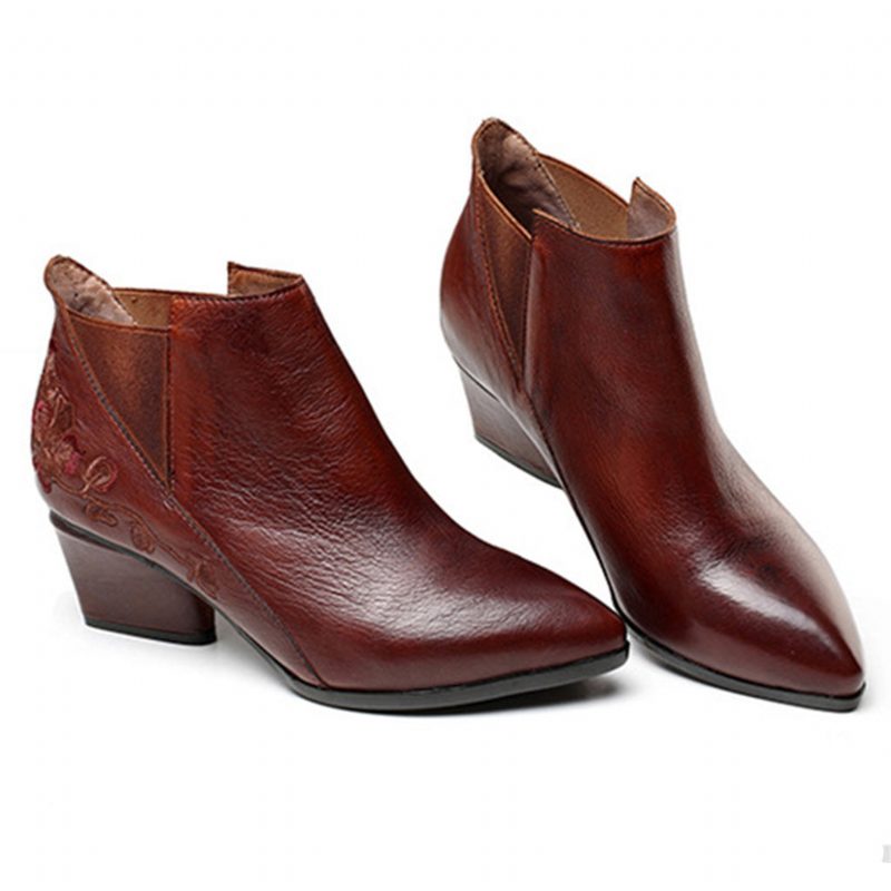 Herfst Winter Leren Comfortabele Korte Dames Laarzen | Cadeau Schoenen