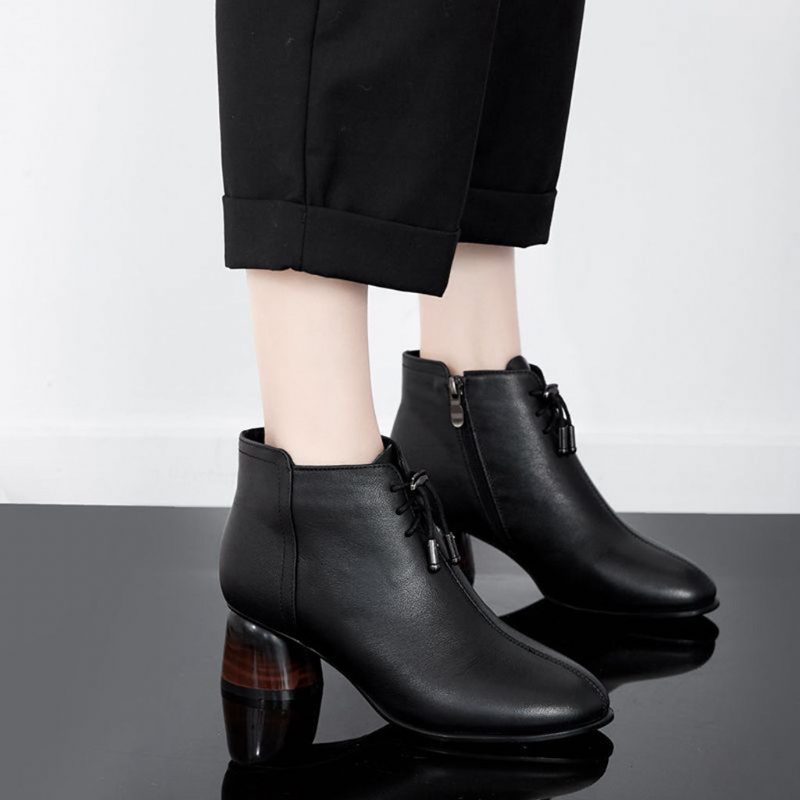 Herfst Winter Retro Casual Comfort Enkellaarsjes Dames | Cadeau Schoenen