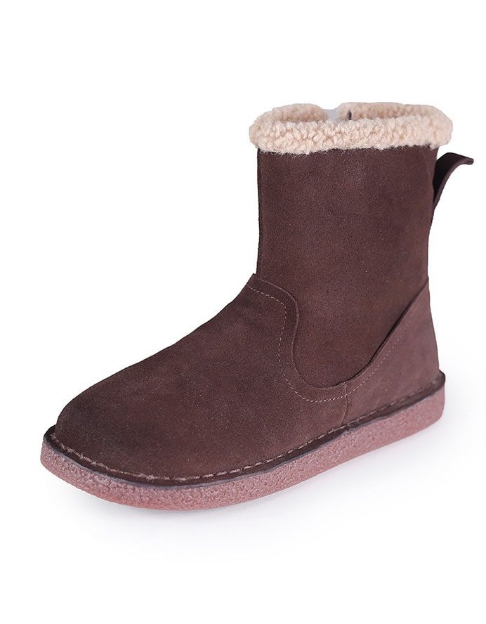Winter Comfortabele Warme Suède Bont Laarzen