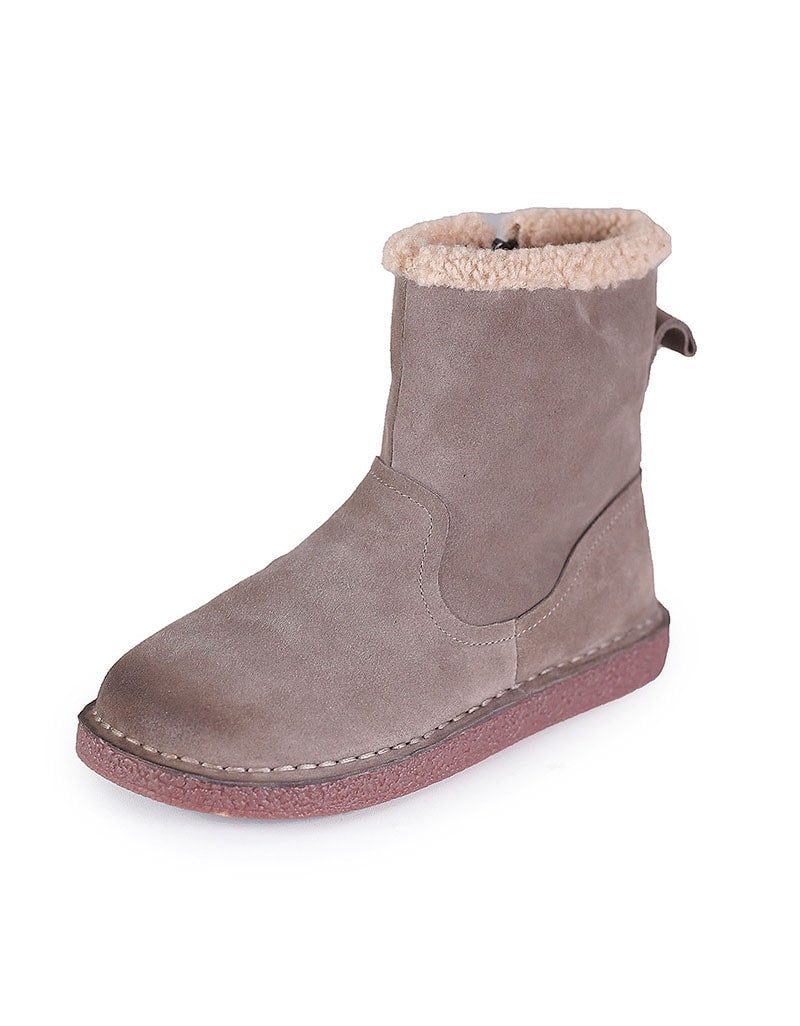 Winter Comfortabele Warme Suède Bont Laarzen