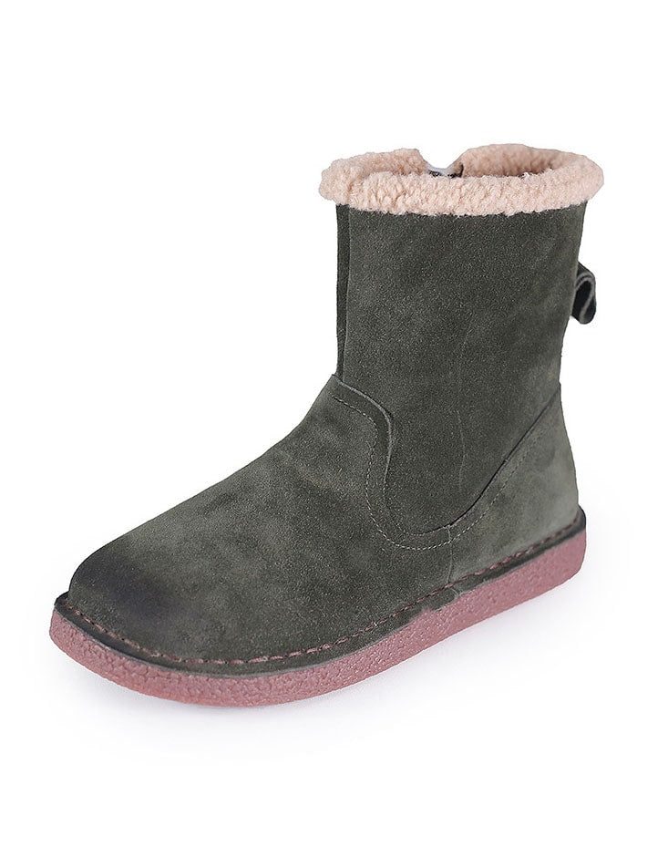Winter Comfortabele Warme Suède Bont Laarzen