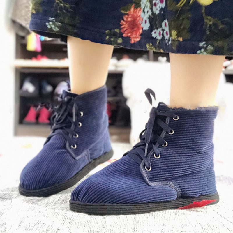 Winter Handgemaakte Warme Stoffen Schoenen | 34-46