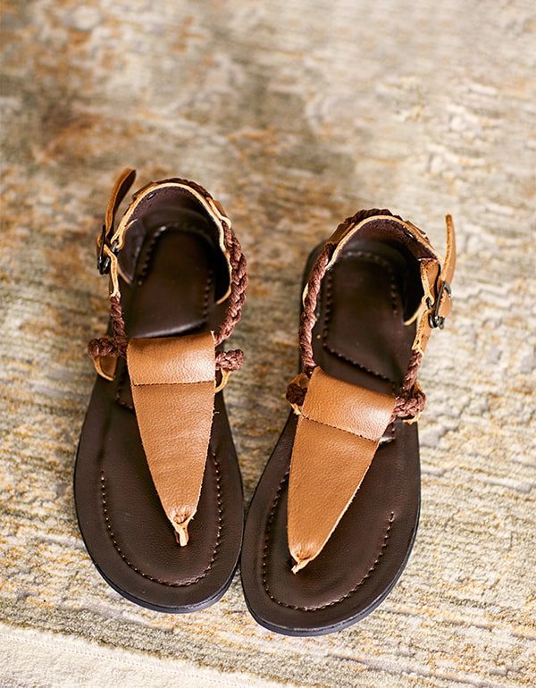 Handgemaakte Zomersandalen Voor Dames