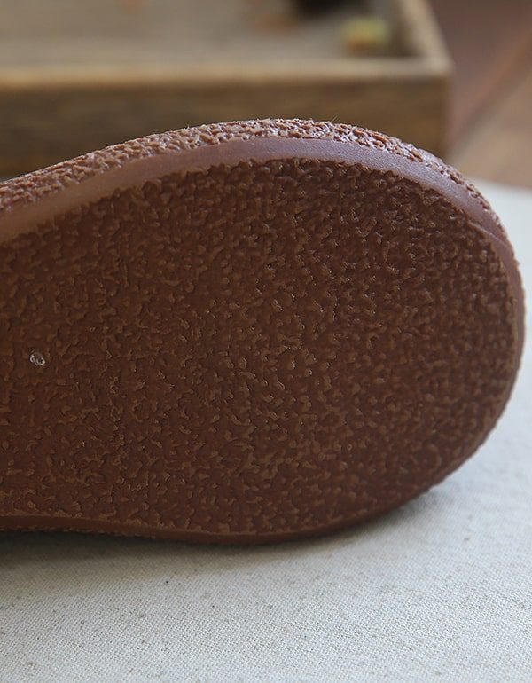 Lederen Stiksels Ronde Kop Handgemaakte Retro Laarzen