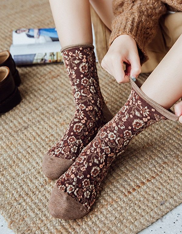 3 Paar Herfst Winter Med Tube Katoenen Sokken
