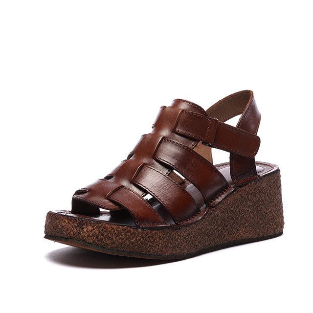 Zomersandalen Met Sleehak Voor Dames
