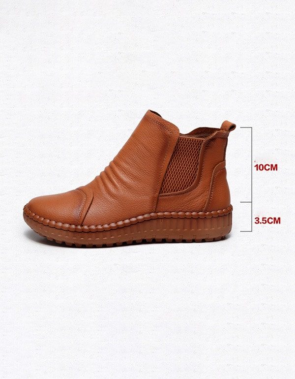 Comfortabele Retro Laarzen Met Zachte Zool Van Katoen
