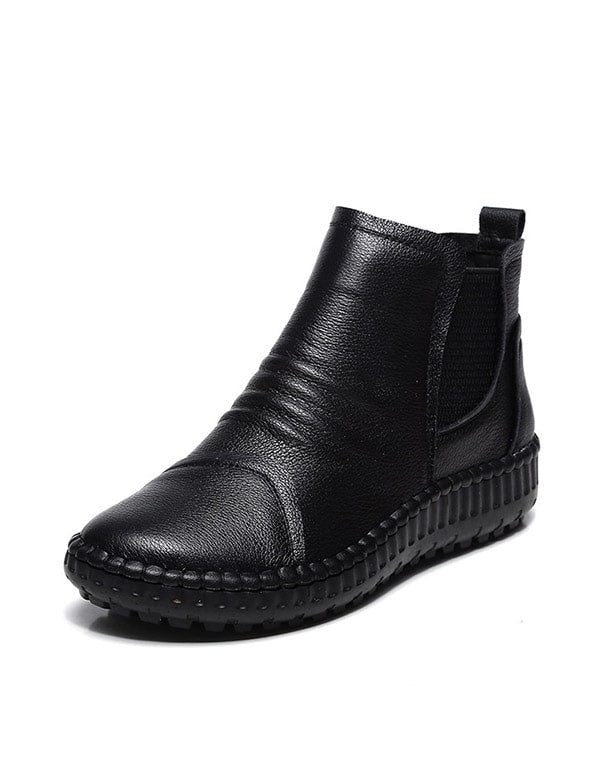 Comfortabele Retro Laarzen Met Zachte Zool Van Katoen