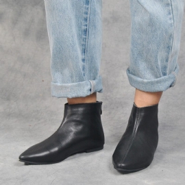 Dameslaarzen Met Puntige Mode | Cadeau Schoenen