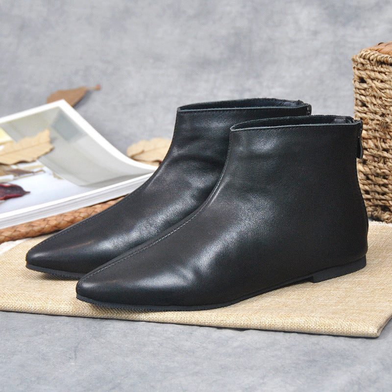 Dameslaarzen Met Puntige Mode | Cadeau Schoenen