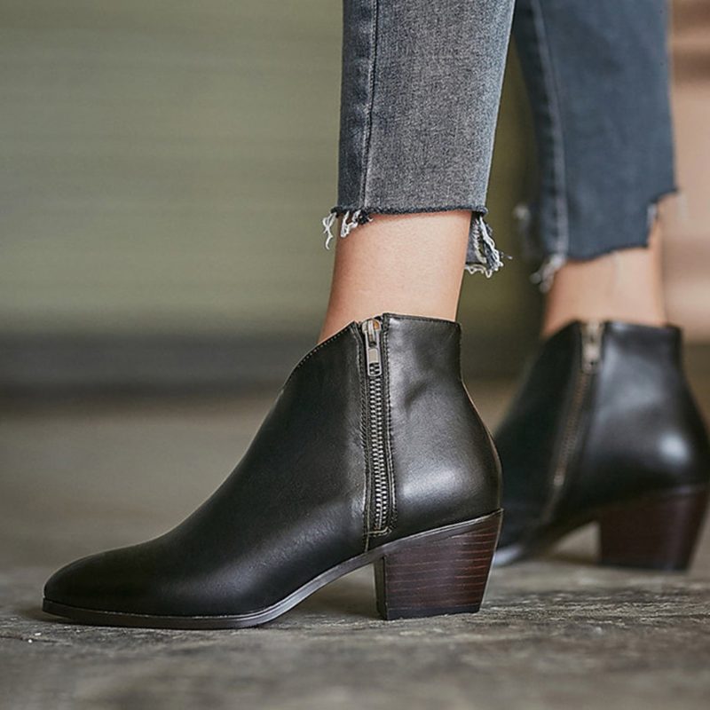 Handgemaakte Retro Britse Korte Laarzen | Cadeau Schoenen