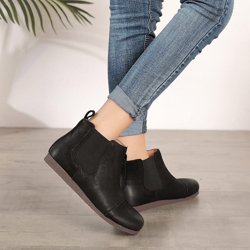 Retro Dames Korte Laarzen | Cadeau Schoenen