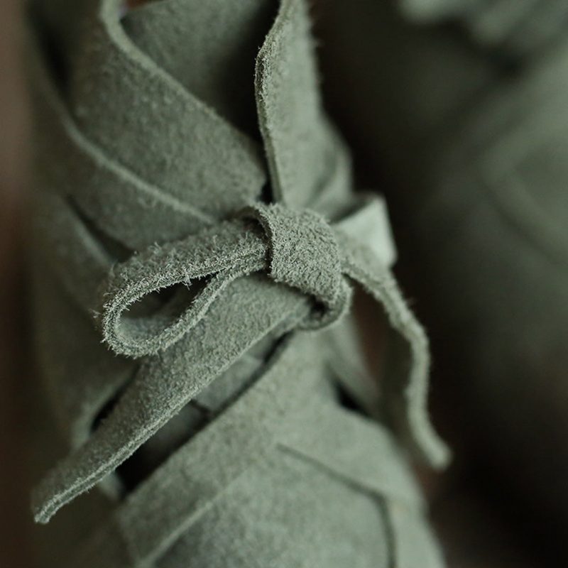 Retro Handgemaakte Lederen Comfortabele Korte Dameslaarzen | Cadeau Schoenen