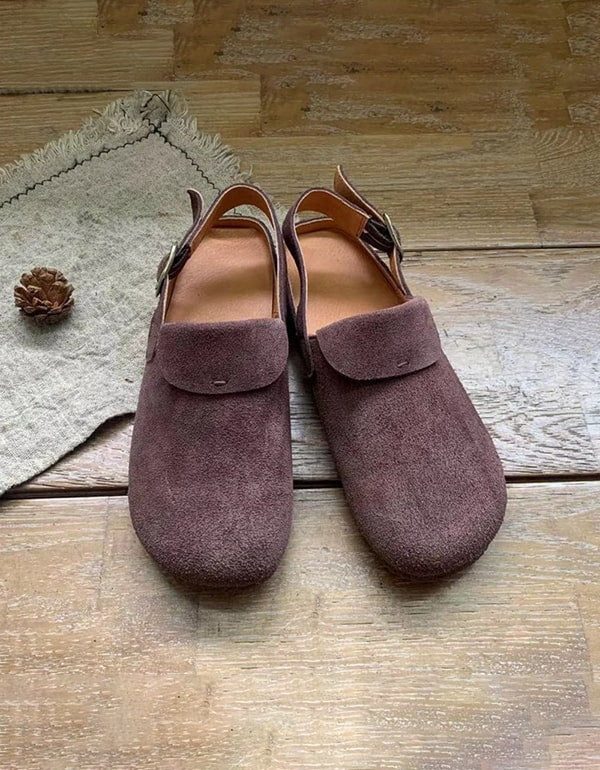 Comfy Retro Slingback Platte Damesschoenen