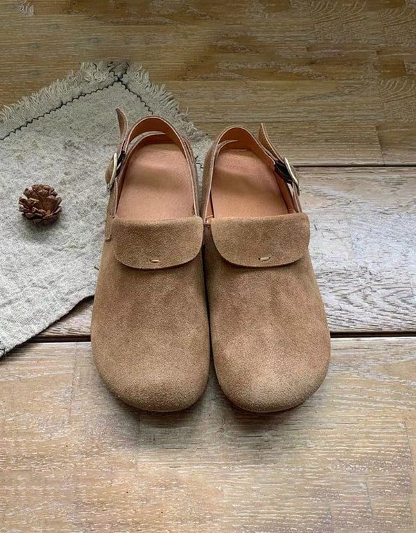 Comfy Retro Slingback Platte Damesschoenen