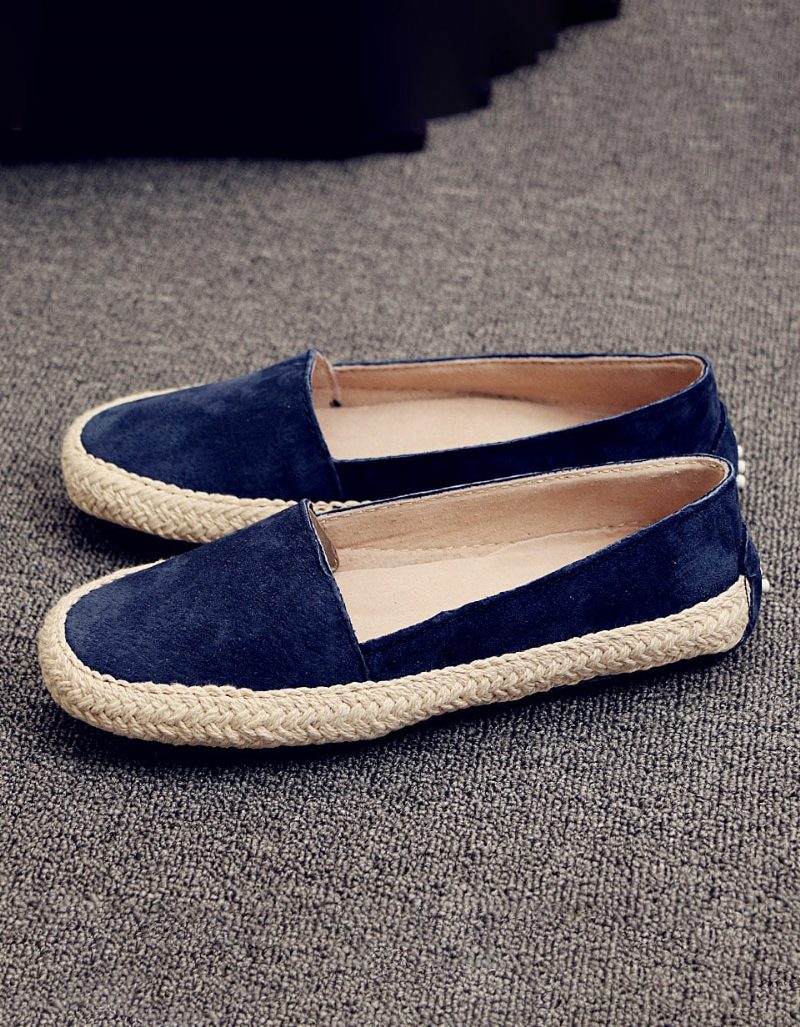 Eenvoudige Handgemaakte Comfortabele Platte Loafers