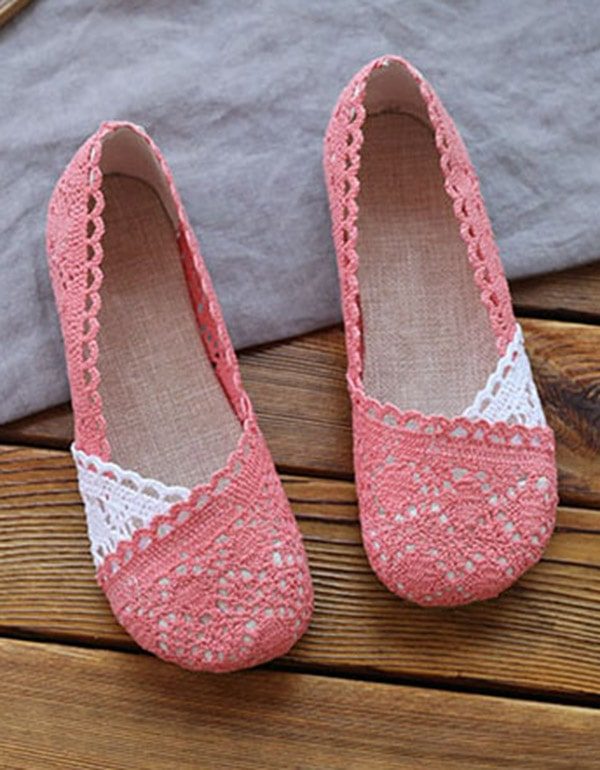 Instapschoenen Met Platte Veter Voor Dames
