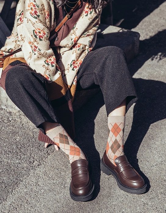 Klassieke Vintage Dames Loafers Zwart