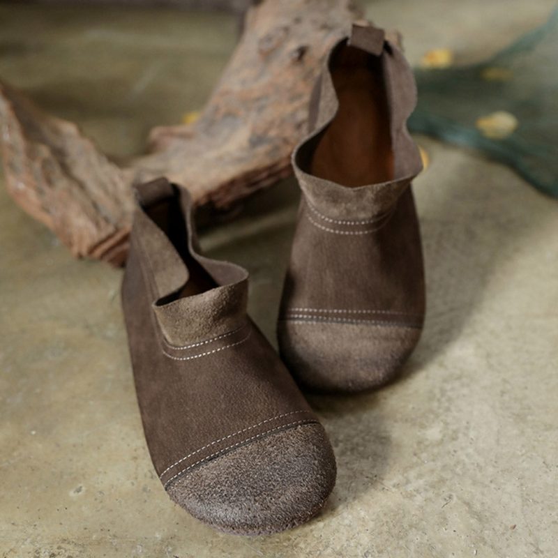 Koeienhuid Soft Sole Retro Damesschoenen