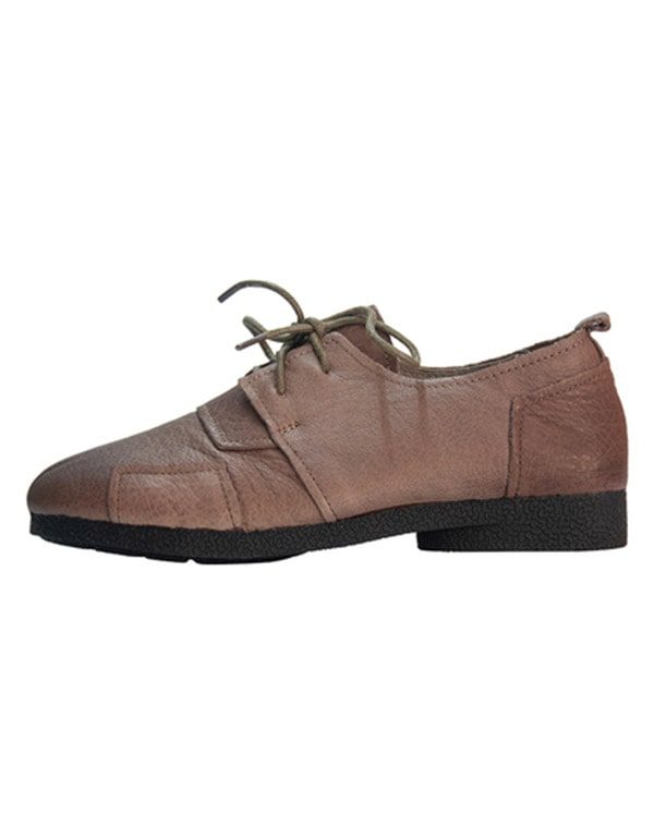 Lente Herfst Grote Maat Handgemaakte Retro Platte Schoenen