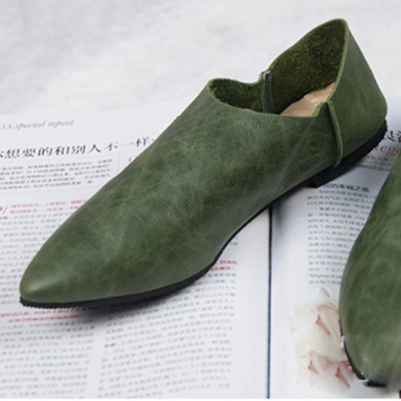 Puntige Casual Platte Damesschoenen | Cadeau Schoenen