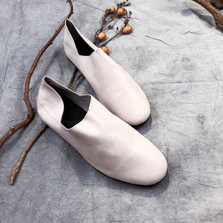 Retro Eenvoudige Platte Damesschoenen | Cadeau Schoenen