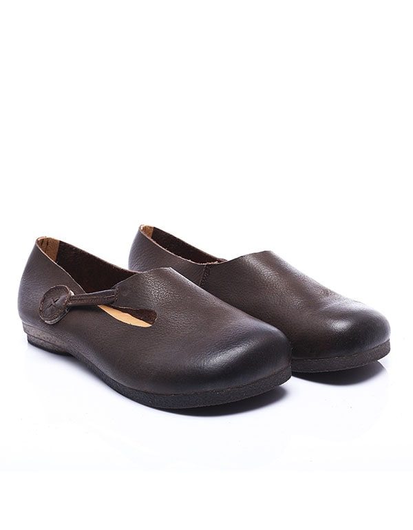 Retro Slip On Comfort Dames Platte Schoenen