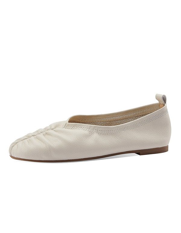 Superzachte Platte Platte Damesschoenen Met Ronde Kop