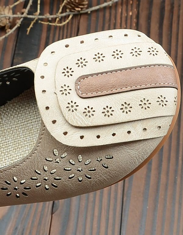 Zomer Eenvoudige Ademende Retro Platte Schoenen