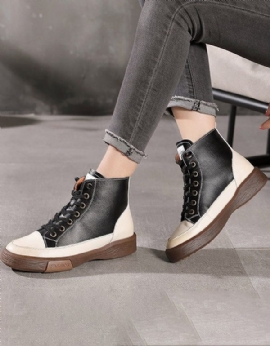 Winter Lederen Pluche Comfortabele Casual Sneakers