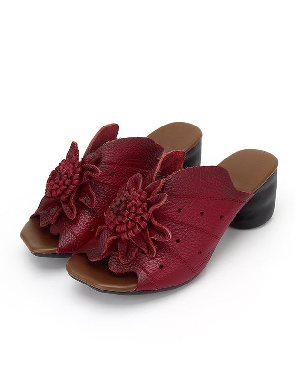 Chunky Pantoffels In Etnische Stijl Voor Dames