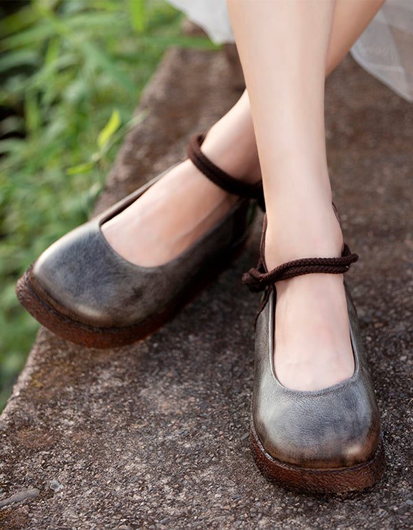 Zachte Comfortabele Etnisch Geborduurde Schoenen Plat