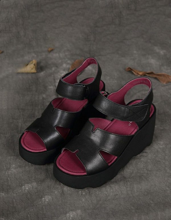 Waterdichte Zomersandalen Met Hoge Hakken Voor Dames