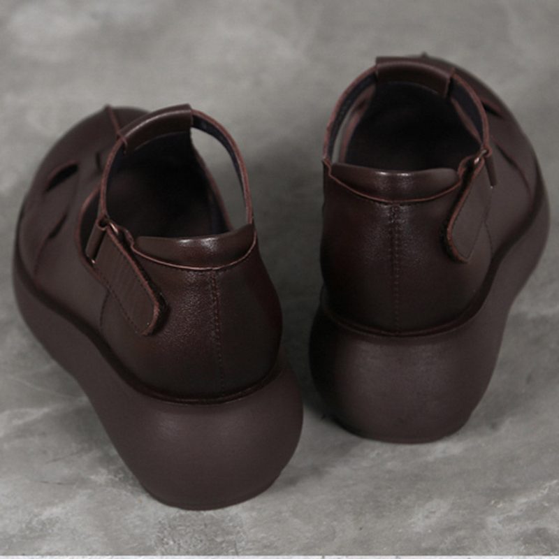 Zomer 2022 Handgemaakte Wedge Sandalen