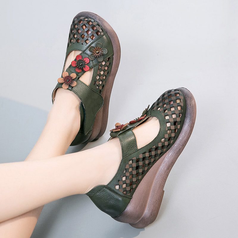 Zomer Bloem Hollow Dames Sandalen