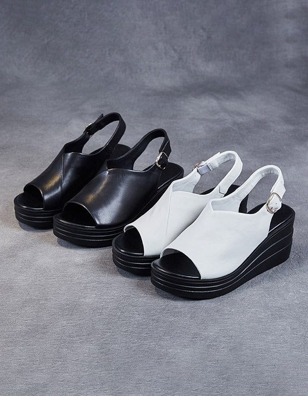 Zomersandalen Met Slingback-sleehak Voor Dames