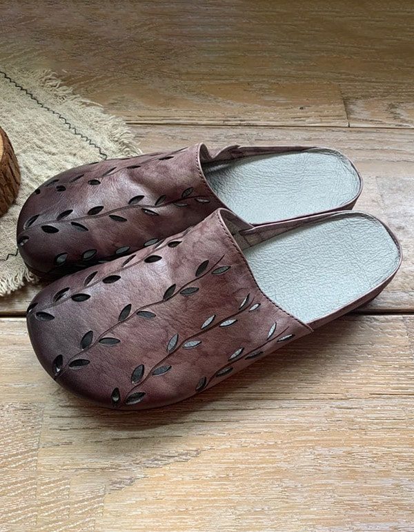 Comfortabele Slip On Dames Retro Pantoffels