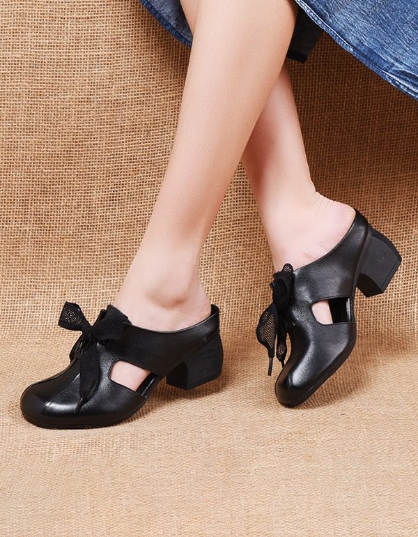 Retro Chunky-slippers Voor Dames