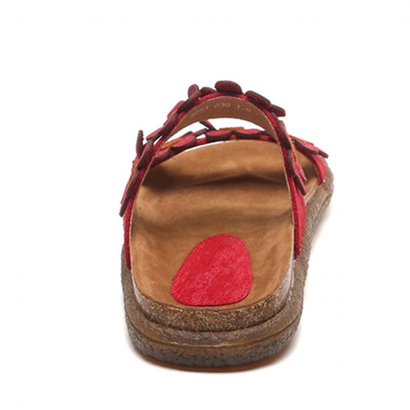 Zomervakantie Handgemaakte Bloem Slippers