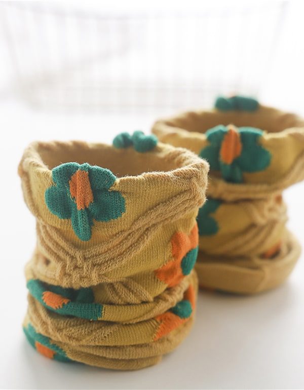 2 Paar Lentebloem Zachte Katoenen Sokken Voor Dames