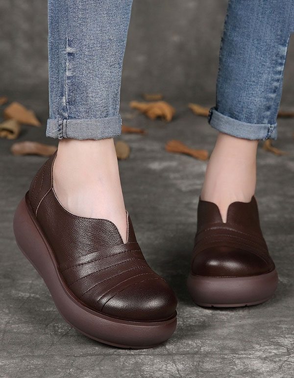 Damesschoenen Met Ronde Kop En Ronde Kop