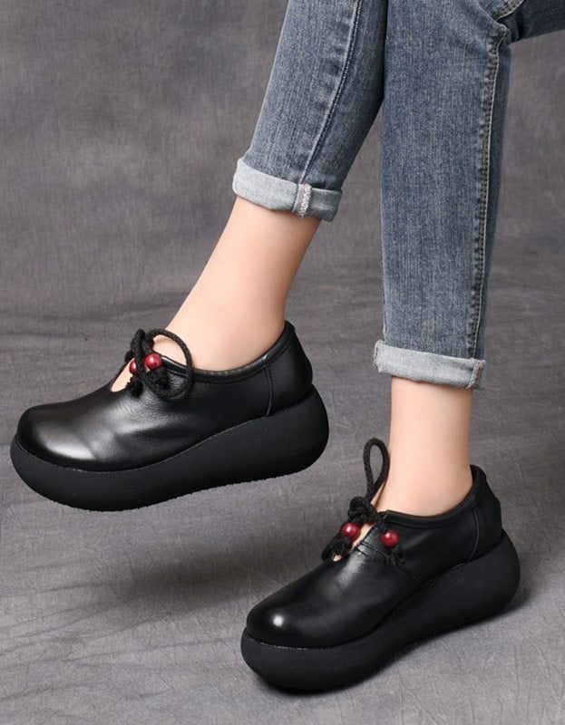 Lente Waterdichte Veterschoenen Bruin