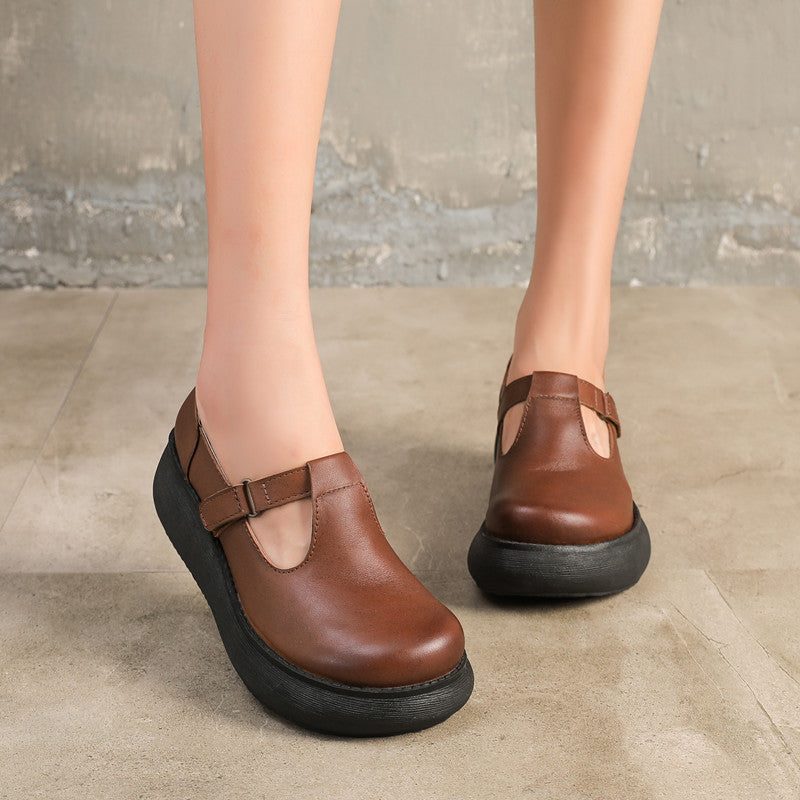 Waterdichte Lente Retro Wedge Schoenen | Cadeau Schoenen